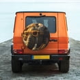 thumbnail image 6 of Yiaed Cool Sunglasses Elephant Art Print Print Tire Wheel Cover, tire covers for trailers,rv wheel covers,rv tire covers, camper tire covers,tire covers for cars-14 inch, 6 of 6