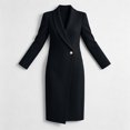 thumbnail image 5 of Sheghy Women Fall Collared Long Sleeve Knee Length Dress Single Button Waist, 5 of 5