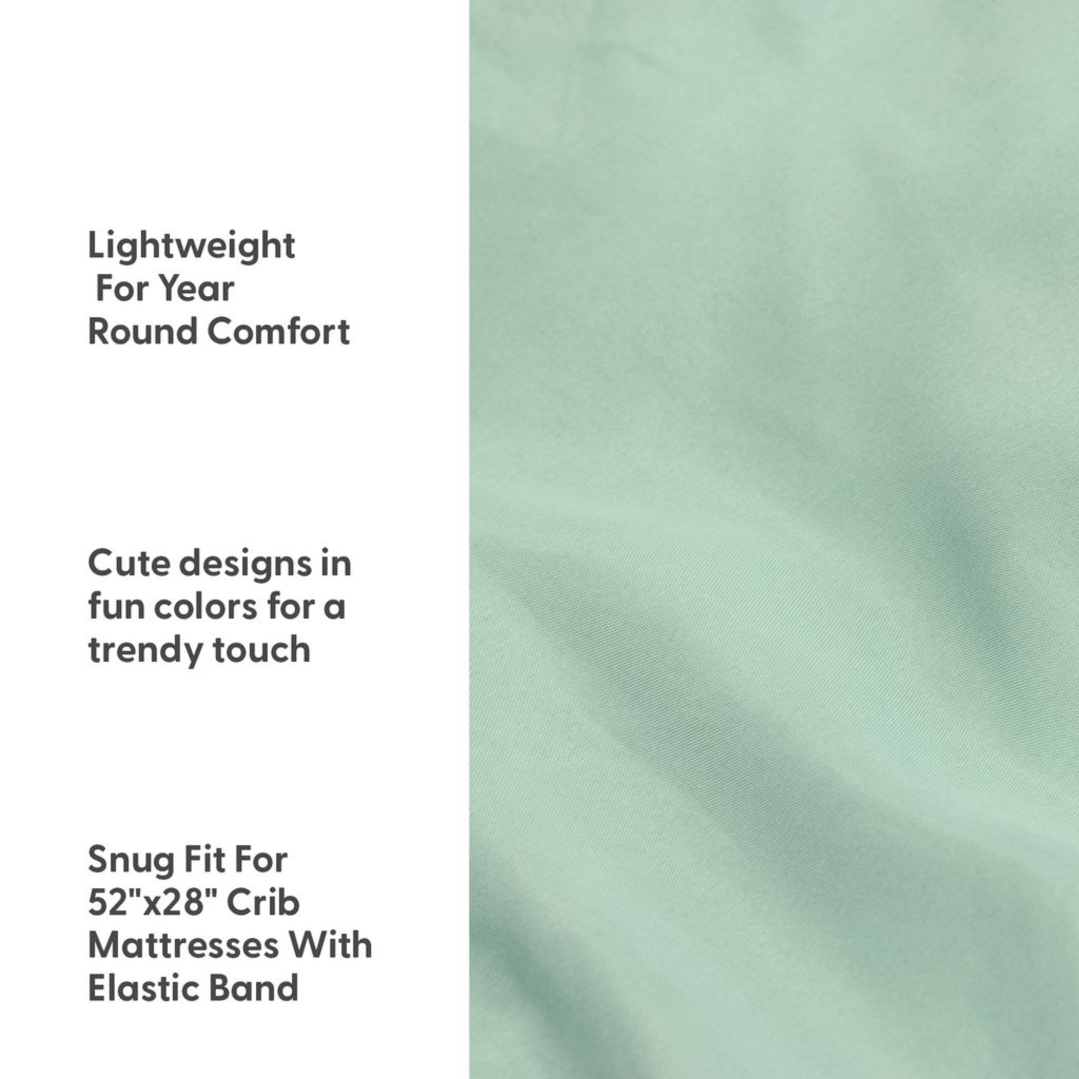 The Peanutshell Fitted Crib Sheets, 4-Pack, Grey Elephant photo 3