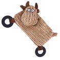 thumbnail image 1 of Juguete interactivo dibujos animados chillona para masticar para mascotas, suministros para mascotas, reducir el comportamien - color , tal se describe marrón Colco Squeaky Pet Toy, 1 of 8