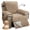 Beige, variant on WETRBWEH Recliner Chair Cover with Pockets, Waterproof Non-Slip Washable Recliner Cover Furniture Protector for Home, Brown 23"