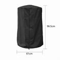 thumbnail image 4 of Rollbacks & More Patio Heater Waterproof Cover Tabletop Garden Furnace Dust-Proof Shade Outdoor Stove Sleeve Storage Bag Protector, 4 of 7