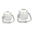 thumbnail image 3 of Paokuoon Sac à Bandoulière Transparent avec Sangle Réglable Grande Capacité Imperméable Approuvé pour Stade Petit Sac à Main Transparent Robuste, 3 of 9