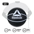 thumbnail image 2 of Reebok Size 7 Basketball with inflatable Pump - Durable Rubber Basketball for Indoor & Outdoor Play,Black – Official Size 7 Basketball for Adults and Teens, 2 of 7
