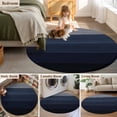 thumbnail image 5 of Round Area Rug 3 Ft, Blue Gray Washable Non-Slip Circle Carpet for Living Room/Bedroom, Farmhouse Vintage Gradient Abstract Art Low-Profile Small Floor Mats Collection Rugs for Indoor, 5 of 7