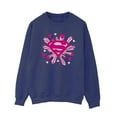 thumbnail image 1 of DC Comics Chandail en Molleton Logo Superman Cœurs Roses et Étoiles pour Femmes, 1 of 3