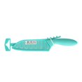 thumbnail image 4 of Mainstays 5" Stainless Steel Santoku Kitchen Knife Blue with Sheath, 4 of 7