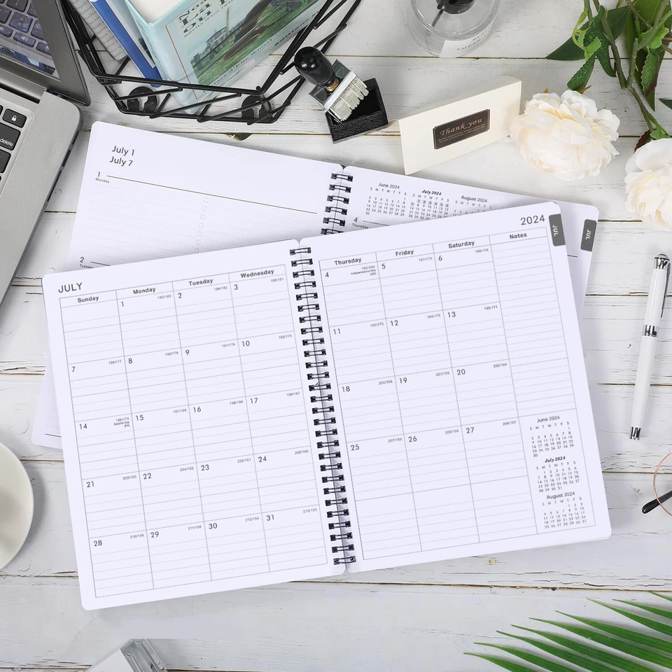 Planner 2024-2025 - Jul. 2024 - Jun. 2025, 8" X 10", Academic Planner 2024-20...