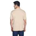 thumbnail image 2 of UltraClub Men's Cool & Dry Sport Performance Interlock T-Shirt L SAND, 2 of 3