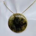 thumbnail image 4 of Natural Canadian Labradorite Pendant Bead | Green | 45mm |, 4 of 10