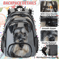 thumbnail image 2 of Herdesigns Cute Schnauzer Dog Large Backpack Set with Lunch Box Lightweight Water Resistant Travel Laptop Backpacks Casual Daypacks for Women Men, 2 of 8
