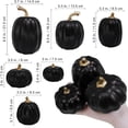 thumbnail image 2 of Artificial Pumpkins Sets Fake Assorted Foam Mini Pumpkins Sets Fall Harvest Centerpieces Halloween Thanksgaving Decor, 2 of 5
