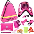 thumbnail image 1 of Kit de emergencia para coche THINKWORK para adolescente y mujer, color rosa, 1 of 7