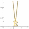 thumbnail image 3 of 10K Yellow Gold 10Ky Cutout Letter E Initial Necklace Made In United States -Jewelry By Sweet Pea, 3 of 6