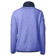 thumbnail image 3 of Women's Cutter & Buck  Lavender Seattle Mariners Cascade Eco Fleece Full-Zip Jacket, 3 of 3
