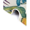 thumbnail image 6 of Unique Loom Outdoor Botanical Collection Area Rug - Jungle (10' Square Multi/Blue), 6 of 9