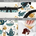 thumbnail image 4 of Arabic Teapot Double-Layered Insulated Lunch Bag with Two Compartments - Large Capacity Lunch Bags for Hand Carry - 7.1x11.4x16.1 Inches, 4 of 6