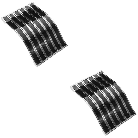 FUEENIRVA Classical Black Cabinet Pulls - Elegant and Sturdy for Kitchen and Drawers, 12Pcs