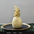 thumbnail image 5 of Figura de piña de resina, decoración de habitación, 3 piezas de adornos de frutas sintéticas, accesorios de piña reali（Champán ，grande + medio + pequeño） XianweiShao 8390605953781, 5 of 5