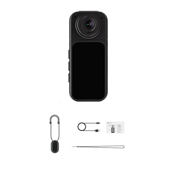 Necvior Portable Body Camera Sports Camera With Magnetic Mounts Perfect For Daily Vlogs And Pet Trackings Easy to Use and Take