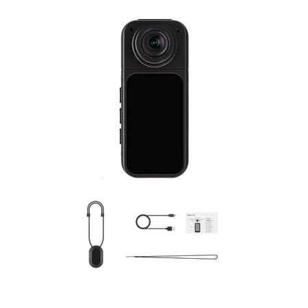 Necvior Portable Body Camera Sports Camera With Magnetic Mounts Perfect For Daily Vlogs And Pet Trackings Easy to Use and Take