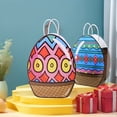 thumbnail image 3 of Easter Gift Bags with Handles Blue, 7.5"x6.3" Cute Egg Paper Party Favor Bags for Easter Party Favors, Unique Colorful Gift Wrap Bags Goodie Bags for Kids Party, Holiday, Brithday, 3 of 6