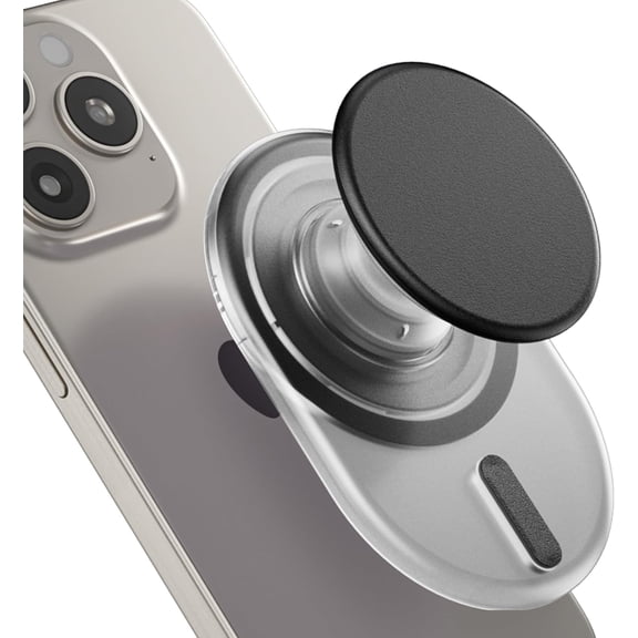 for MagSafe Phone Grip, Magnetic Phone Grip Holder, Transparent Black