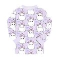 thumbnail image 7 of NOEGOEU Toddler Boys Girls Halloween Pajamas Kids Cute Graphic Long Sleeve Sleepwear Set 2-9Y (Light Purple,3-4 Years), 7 of 7