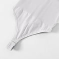 thumbnail image 6 of Miluxas Bodysuit for Women Tummy Control Shapewear Body Shaper Seamless Spaghetti Strap A-White XXL(XXL), 6 of 9