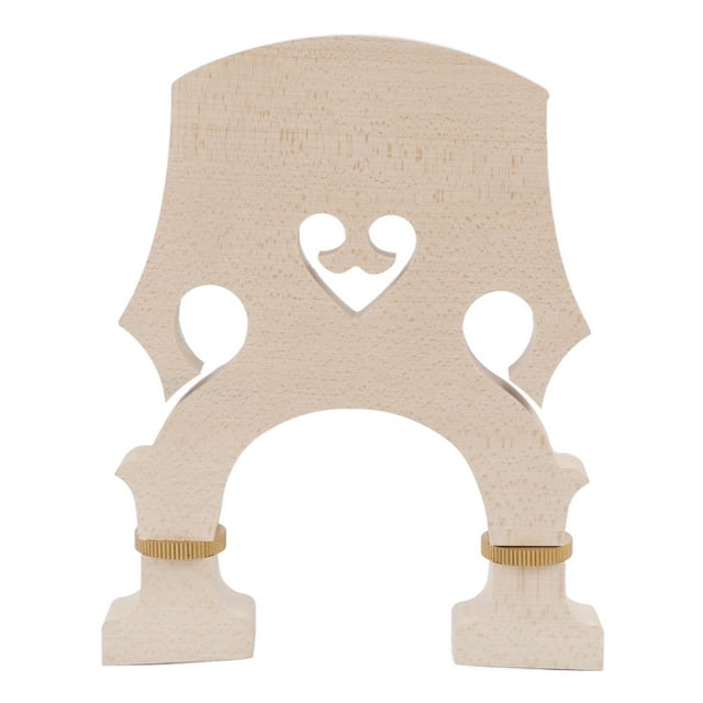 Partie de Violon, Solide Texture Contrebasse Pont Parfaitement Adapté Bois d'Érable en Douceur Finition Installation Simple pour le Remplacement