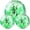 Green, variant on 3 Pcs Inflatable Beach Ball 16 Inch Glitter Summer Swimming Pool Disco Balls with Confetti Floatable Blow up Toys Decorations for Beach Wedding Outdoor birthday Party Favor(Silver)
