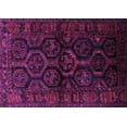 thumbnail image 1 of Ahgly Company Machine Washable Indoor Rectangle Persian Purple Traditional Area Rugs, 8' x 12', 1 of 4