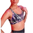 thumbnail image 3 of Onzie Women's Graphic Chic Sports Bra, Pink Origami, Small, 3 of 5