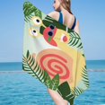 thumbnail image 1 of Toalla de playa de microfibra Toalla de baño colorida súper liviana Manta de playa a prueba de arena Toalla multiusos para piscina de viaje 30x60 pulgadas Wmkox8yii HFSH4861, 1 of 1