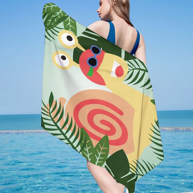 Toalla de playa de microfibra Toalla de baño colorida súper liviana Manta de playa a prueba de arena Toalla multiusos para piscina de viaje 30x60 pulgadas Wmkox8yii HFSH4861