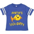 thumbnail image 3 of Inktastic Auntie's Little Guppy- cute yellow fish Boys or Girls Toddler T-Shirt, 3 of 5