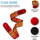 thumbnail image 3 of Correa para guitarra, Strap guitarra acústica, bajo eléctrico, guitarra eléctrica Kidam Gurú rojo/amarillo, 3 of 3