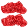 thumbnail image 2 of EeaseCA 2PCS Christmas Sequins Hair Rope Colored Fluorescent Elastic Washing Hair Band, 2 of 8