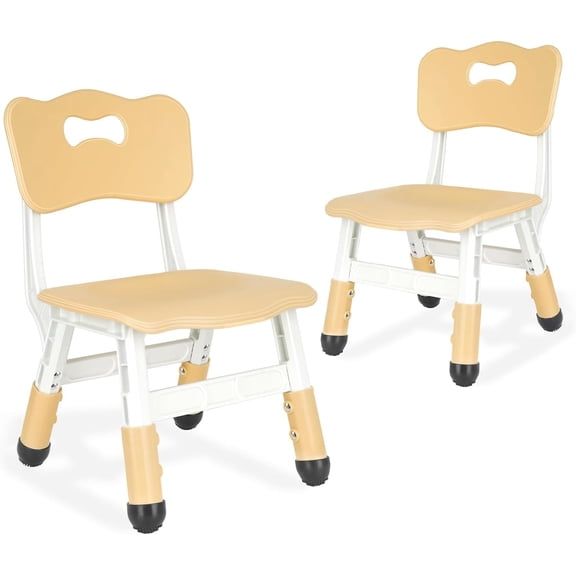 Kids Chair Adjustable Height Children Chairs Suitable for Children Age 2-8 with Foot Covers for Home Classroom Kindergarten and Children's venues Two-Pack