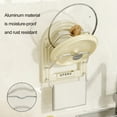 thumbnail image 4 of Wall Mount Pot Lid Holder Modern Heavy Duty Board Plate Storage Rack Organizer Kitchen, 4 of 6
