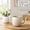 Brown-17 Ounces, variant on Ceramic Coffee Mug Set Of 4 17 Oz Cups With Big Handlewave And Dishwasher Safe (brown 17 Oz)