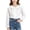 E White, variant on ITSAME Girls Button Up Shirt Lapel Ruffle Long Sleeve School Uniform Kids Loose Dressy Tops White Size 14