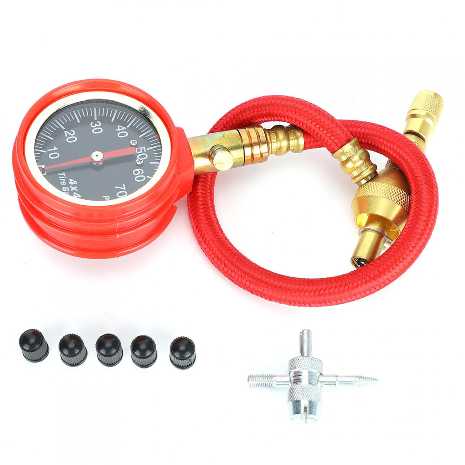 0‑70Psi Pointer Tire Pressure Gauge High Accuracy Dial Meter Tyre Tester Car Refitting Tire Pressure Gauge 
