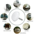thumbnail image 5 of Furniture Feet Nail Chair Table Leg Protector Pad 16mm Dia White 70pcs, 5 of 5