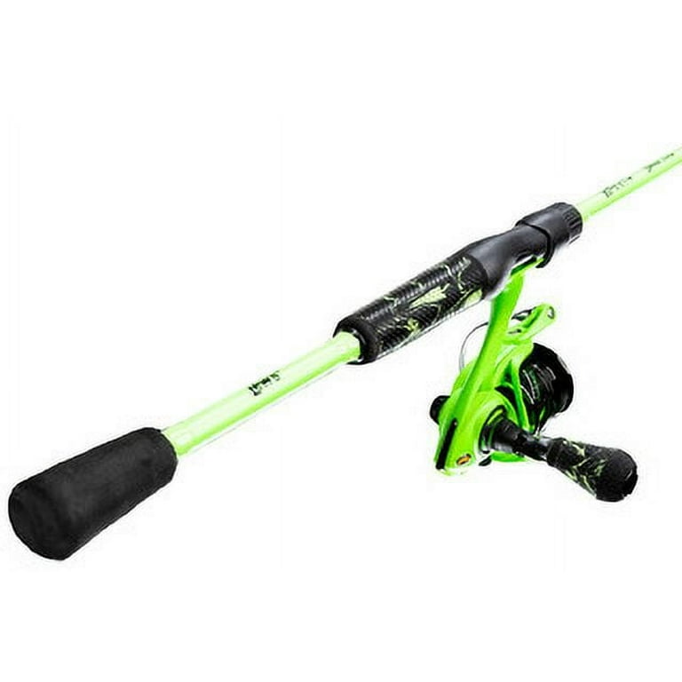 Lew's Xfinity Spinning Reel and Fishing Rod Combo, 6-Foot 6-Inch Rod, Green, Size: 30 Reel, 6'6 Spinning Rod, Black