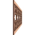 thumbnail image 3 of Ekena Millwork 47"W x 12"H x 3/8"T Hazelton Fretwork Moulding, Alder, 3 of 13