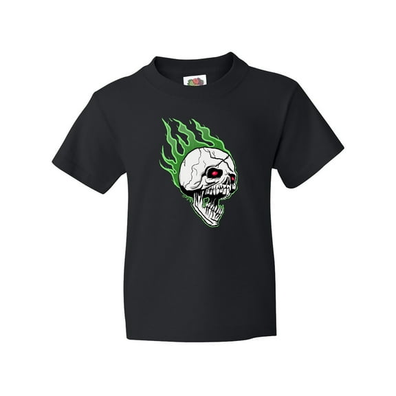 Inktastic Retro Skull Youth T-Shirt