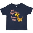 thumbnail image 3 of Inktastic My Mimi Loves Me- Cute Giraffe Boys or Girls Baby T-Shirt, 3 of 5