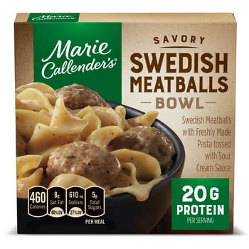 Marie Callender's Swedish Meatballs , Frozen Meal, 11.5 oz (Frozen)