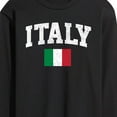 thumbnail image 3 of Instant Message - Italy Flag - Men's Long Sleeve T-Shirt, 3 of 6